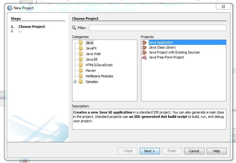 Java program in Netbeans IDE